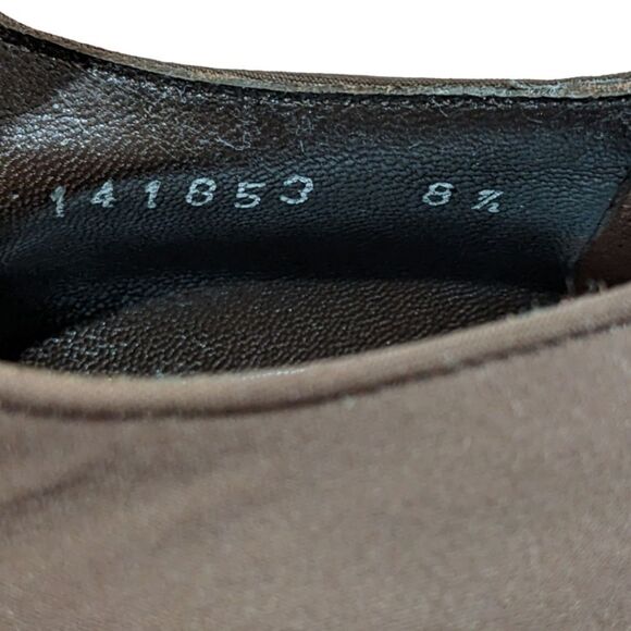 Stephane Kelian Paris Brown Derby Lace Up Shoes Size 8 1/2 - Picture 10 of 10